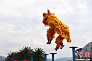 六爻灵卦（文化中国行）壮乡狮舞闯南洋：脚踏“云桩” 饮誉海内外
